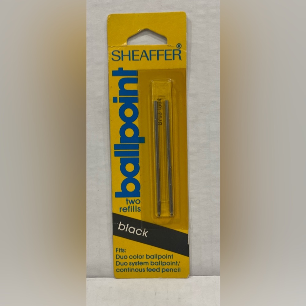 Vintage Sheaffer Ballpoint 2 Refills Black